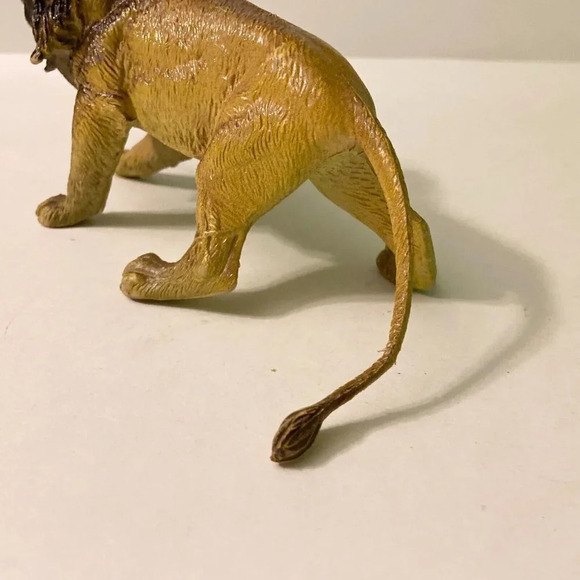 Vintage AAA Lion Hard Rubber PVC Figure 7 Inch Long Collectible Toy - Picture 10 of 10